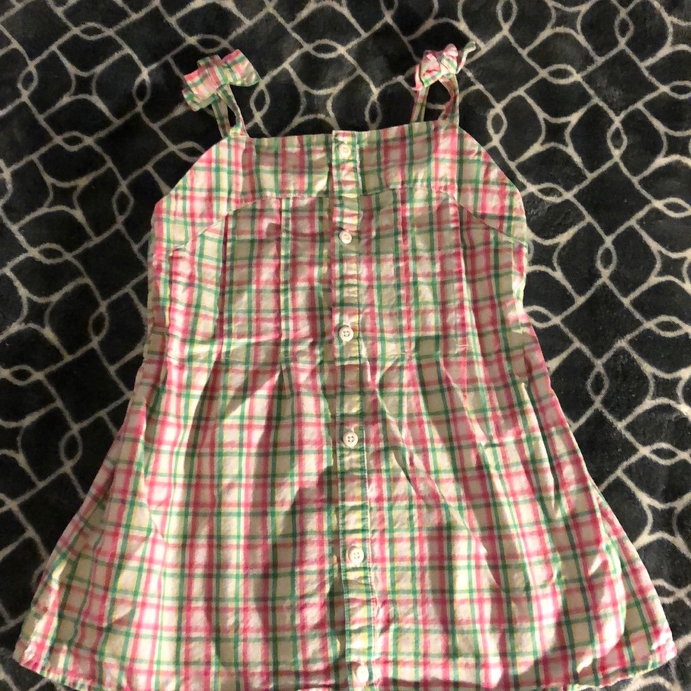 Gymboree girl summer button shirt 10